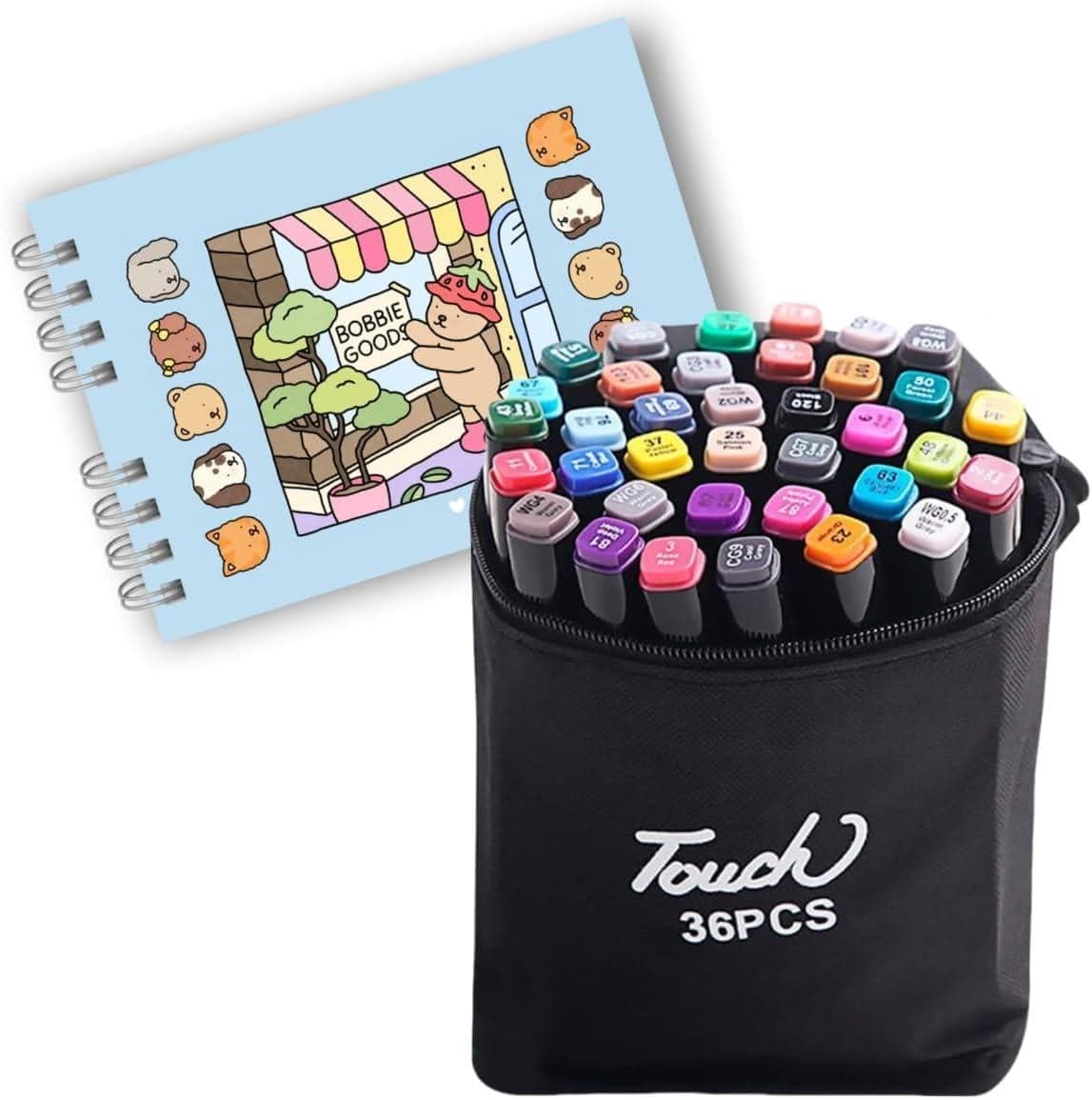 Livro Bobbie Goods + canetinhas Duplas